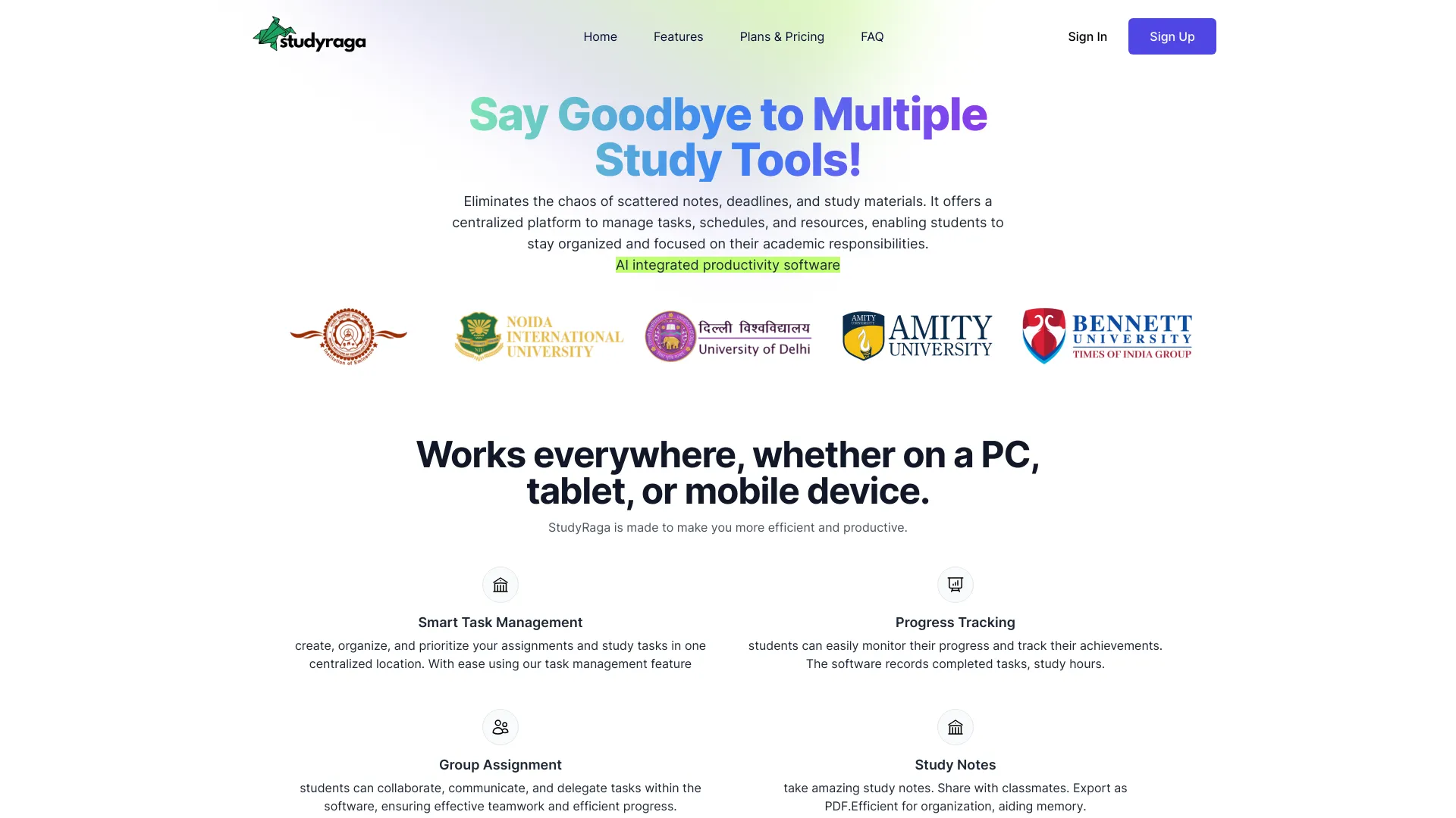 Studyraga screenshot