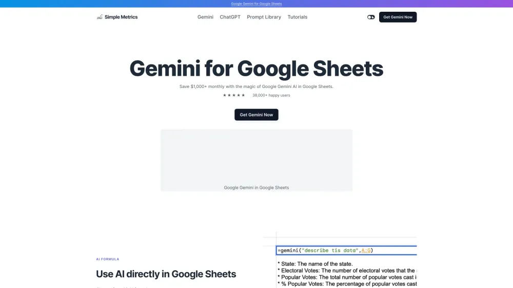 Simple Metrics Preview