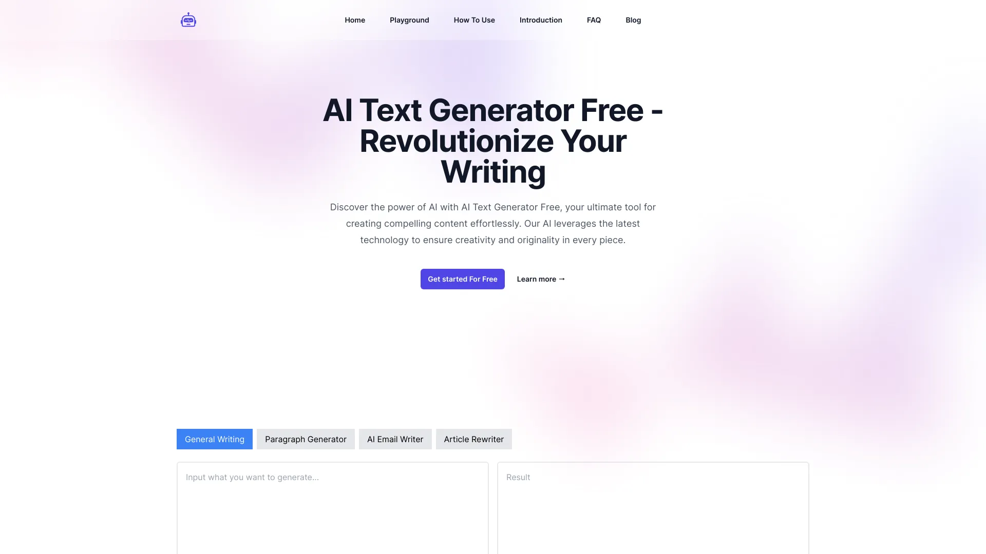 
AI Text Generator

