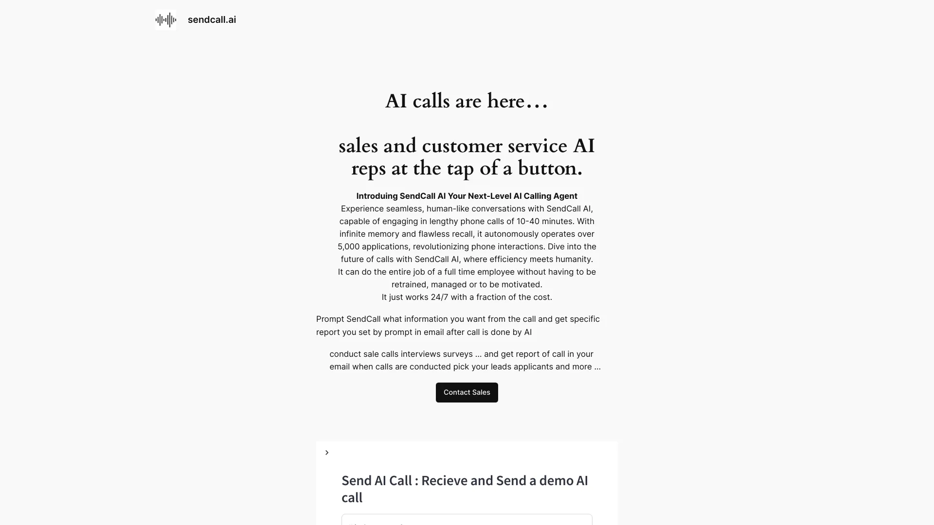 SendCall AI