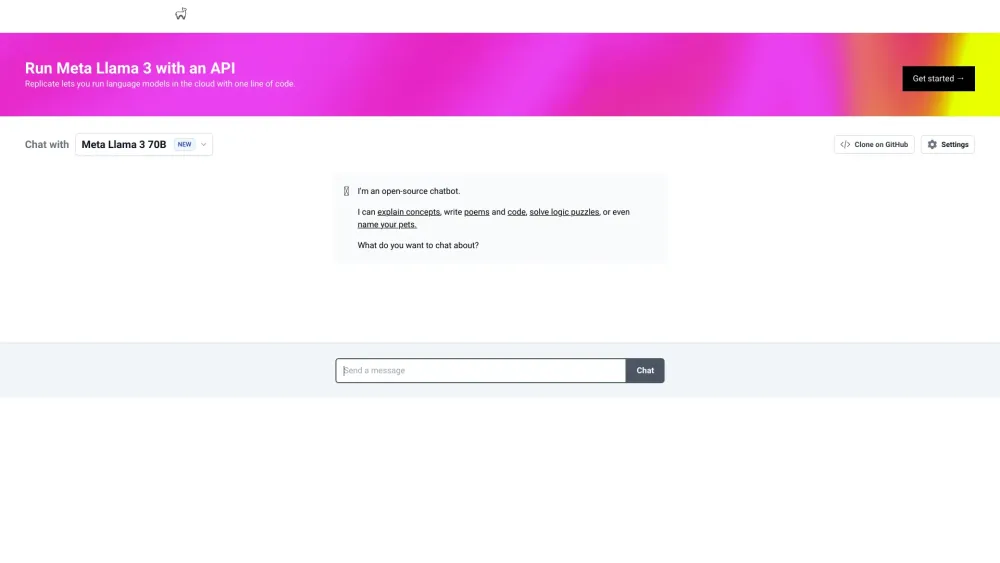 Chat With Llama Preview