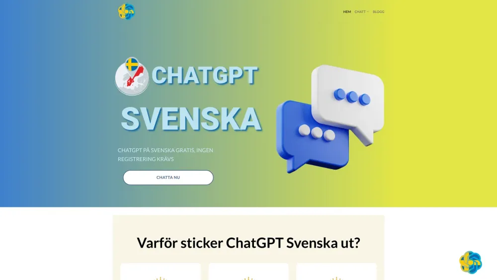 ChatGPT Svenska Preview