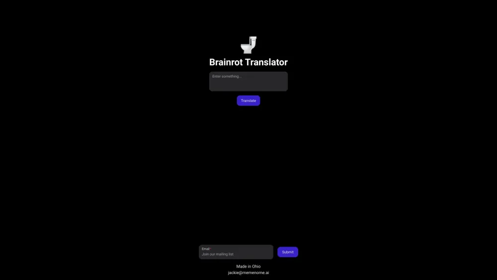 Memenome Brainrot Translator Preview