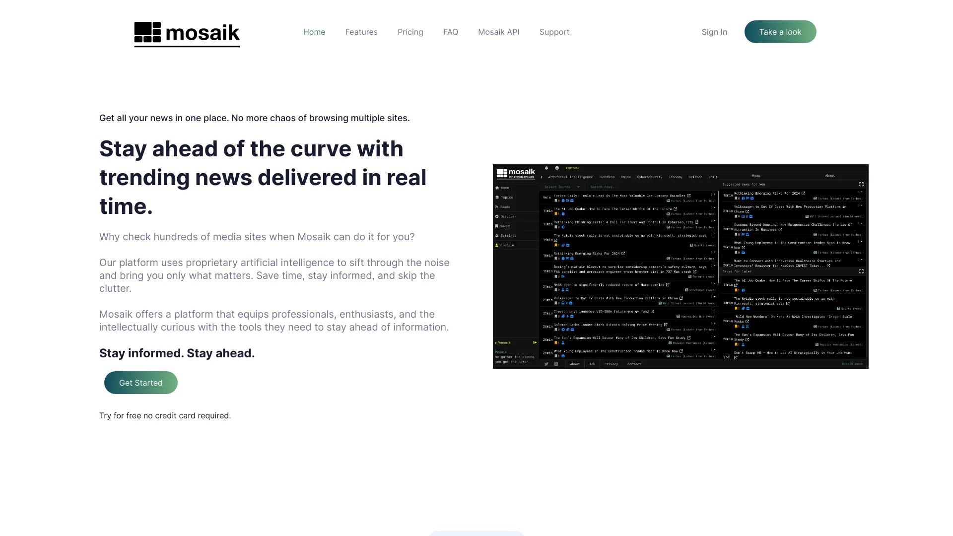 Mosaik screenshot
