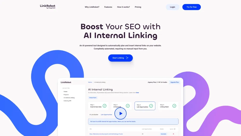 LinkRobot Preview