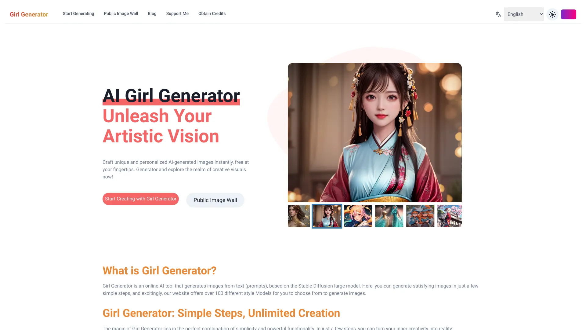 Girl Generator