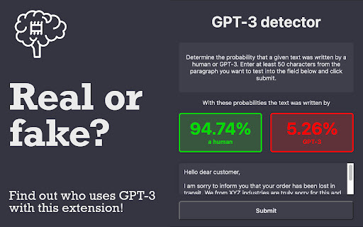 GPT-3 Detector Preview