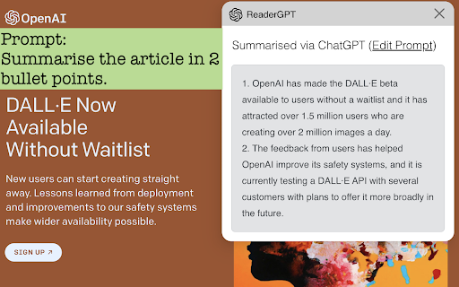 ReaderGPT Preview