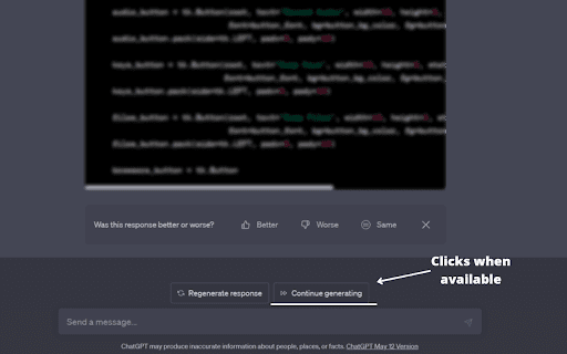 ChatGPT Auto-Continue & Token Counter