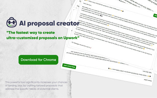 ChatGPT AI Proposal Generator for Freelancers Preview