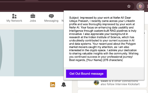 AI Message Customizer Chrome Extension