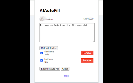 AIAutoFill Preview