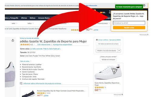 Amazon Smart Shopping Indicator Preview