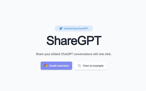 ShareGPT Preview