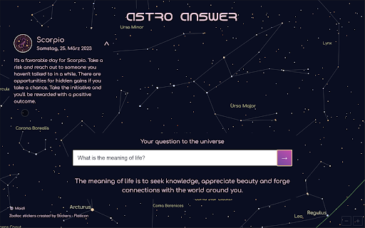 AI Horoscopes & Personalized Answers Preview