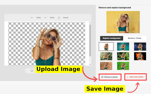 Remove Background from Image Preview