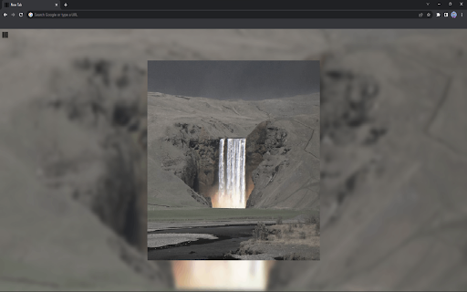 Archillect New Tab Preview