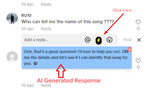 TikTok Comment Generator Preview