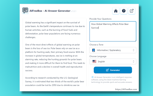 Free AI Answer Generator Preview