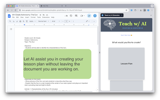 Teach w/ AI Preview