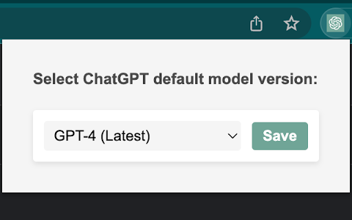 Change the default GPT model version of ChatGPT Preview