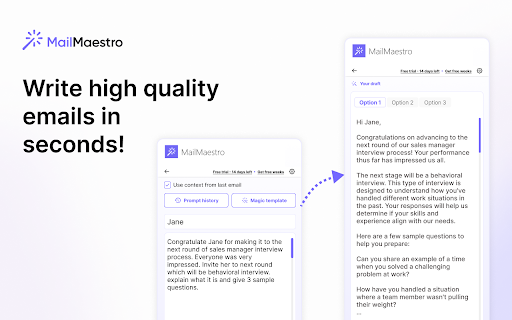 MailMaestro Preview