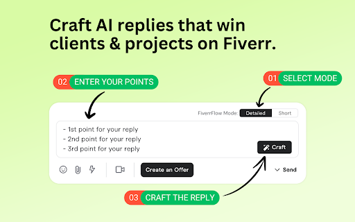 Fiverr AI Reply Generator Preview