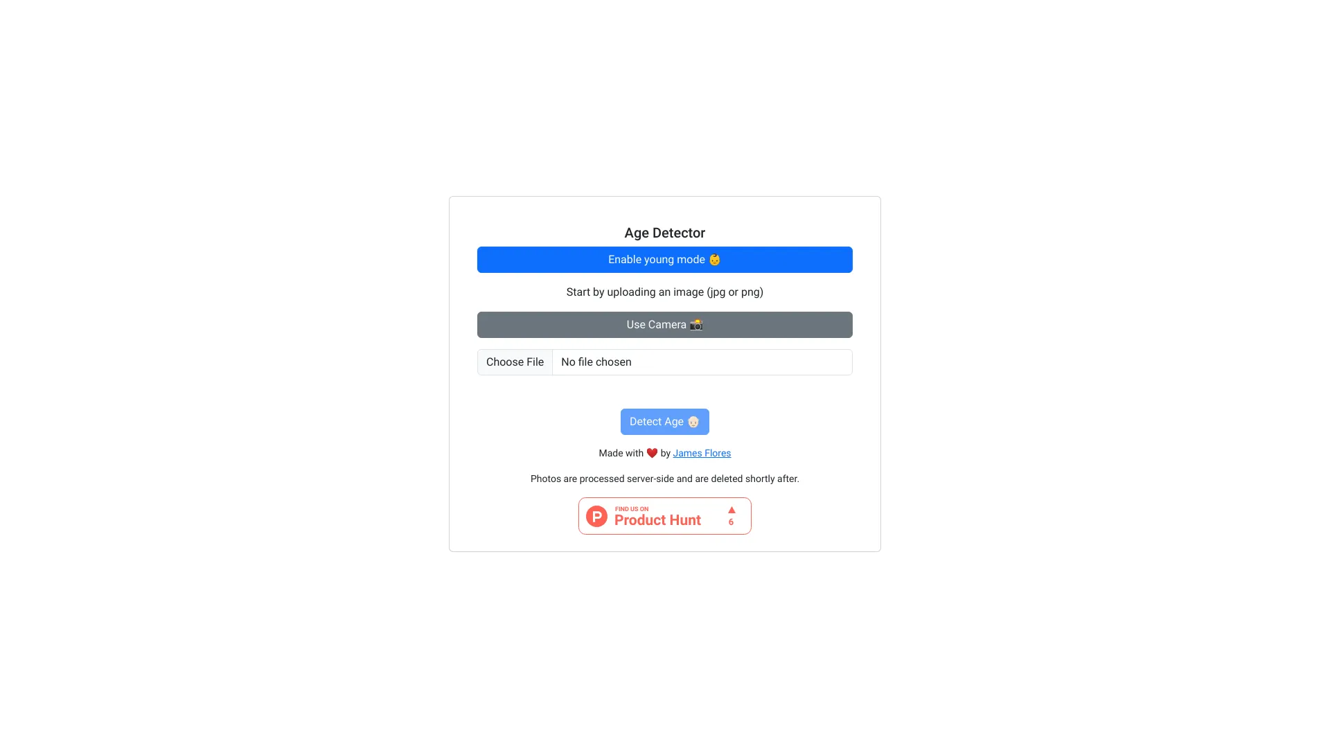 Age Detector screenshot