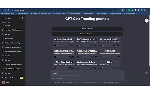 GPT Cat Preview
