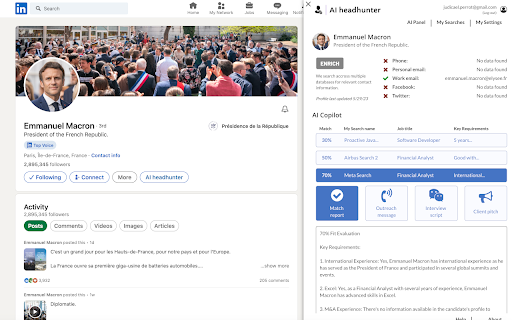 Recruiting Automation Tool Preview
