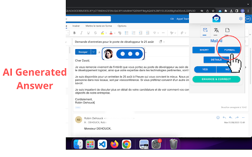 Automate your mail answering process using AI Preview