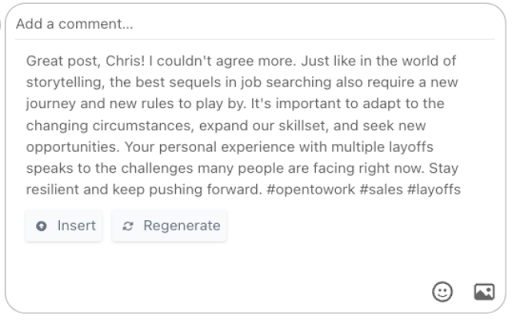 AI Social Comments Preview