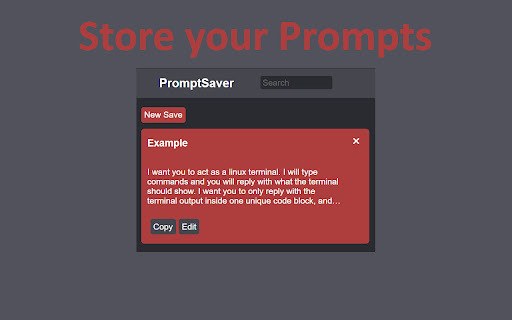 PromptSaver Preview