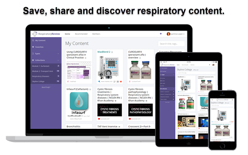 Respiratory Content Platform Preview