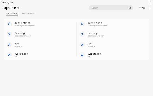Samsung Pass Preview