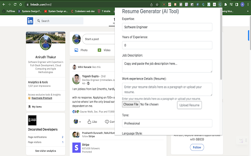 Resume.io Preview