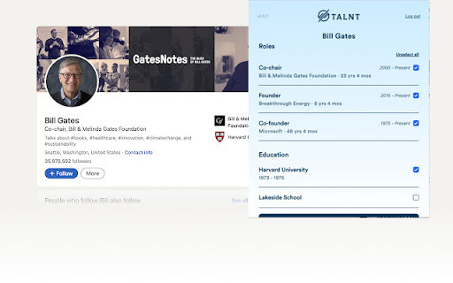 TALNT / Profile AI Preview