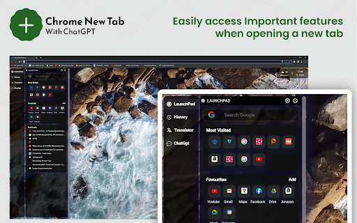 New Tab With ChatGPT for Chrome™ Preview