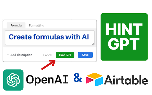 Airtable Hint GPT Chrome Extension Preview