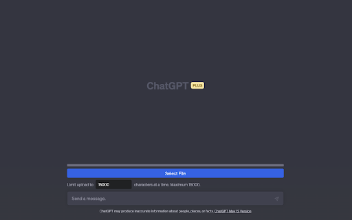 ChatGPT File Uploader Extension Preview