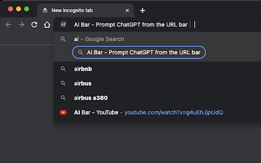 AI Bar Preview