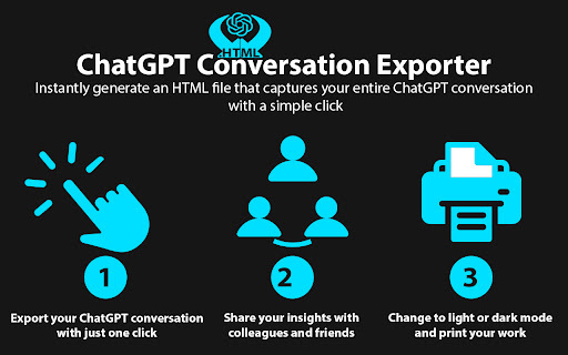 ChatGPT Conversation Exporter Preview