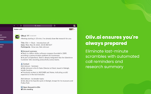 Oliv.ai Preview