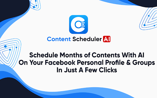 Content Scheduler AI Preview