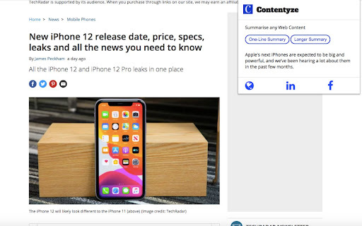 Contentyze Preview