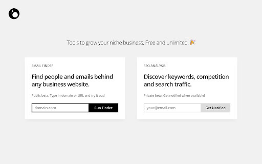 Email Finder by Moonkit.io Preview