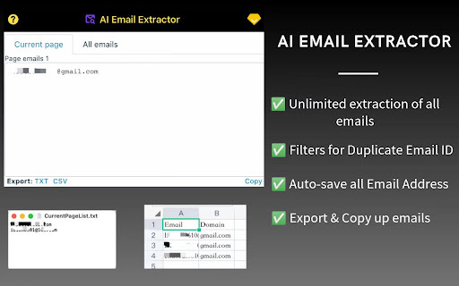AI Email Extractor Preview