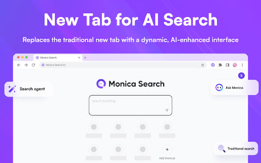 Monica Search Preview