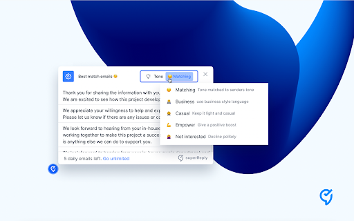 superReply Preview