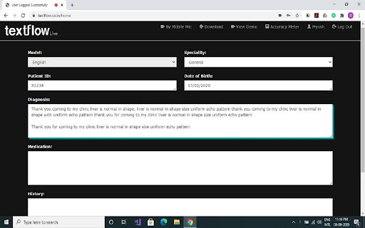 Augnito Plugin Preview